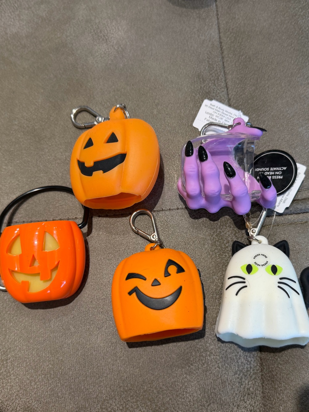 Lot of Halloween Hand Sanitizer Holders Bath & Body Works Pocketbac